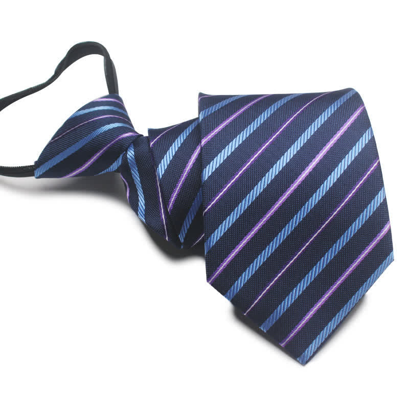 Corbata con cremallera moderna para hombre Corbata de hombre de negocios