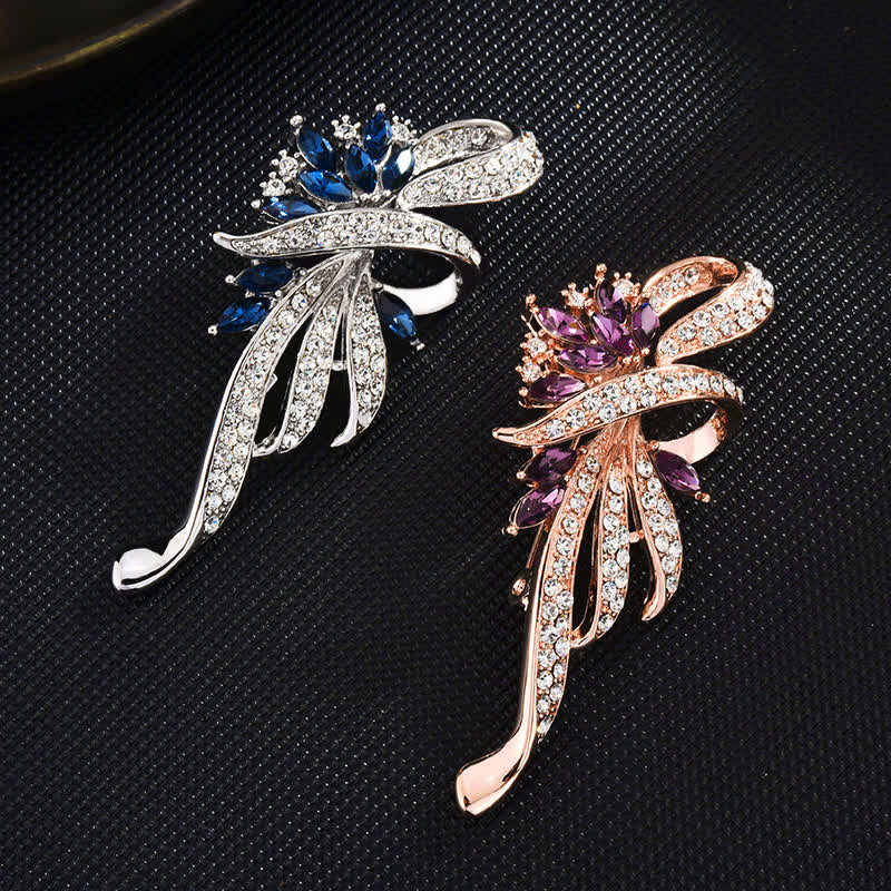 Broche encantador de flor de Bauhinia para mujer