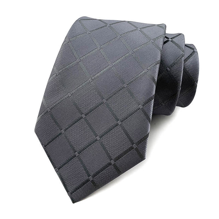 Traje de esmoquin ajustado para hombre con corbata a cuadros