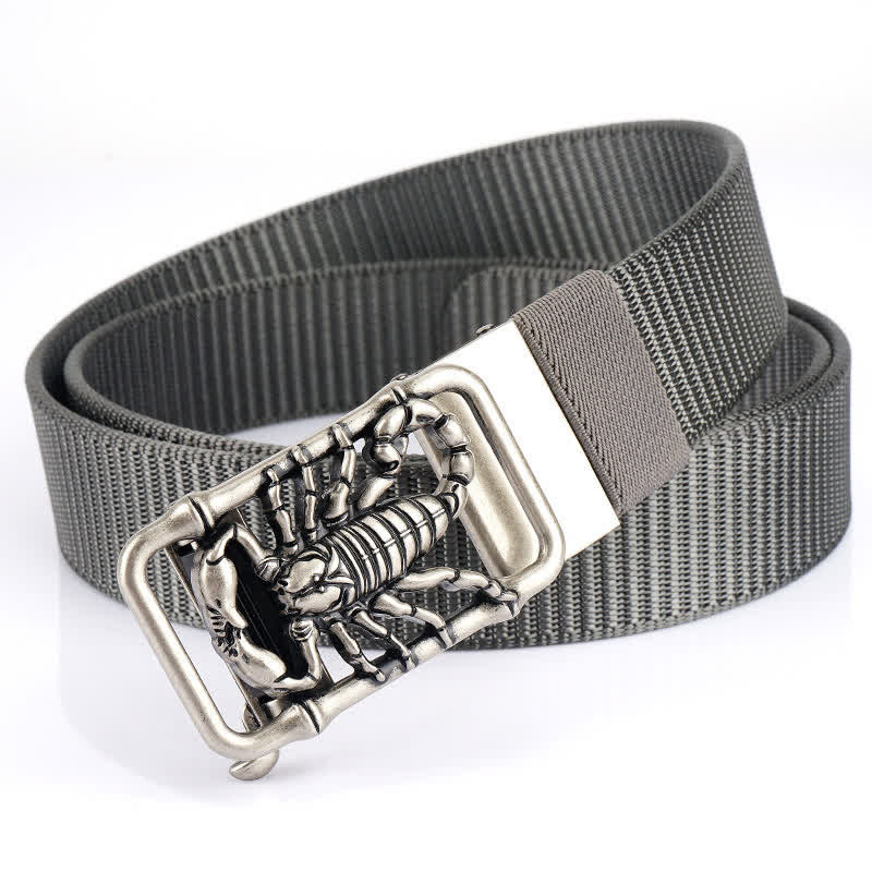 Cinturón de nailon sencillo King Scorpion para hombre