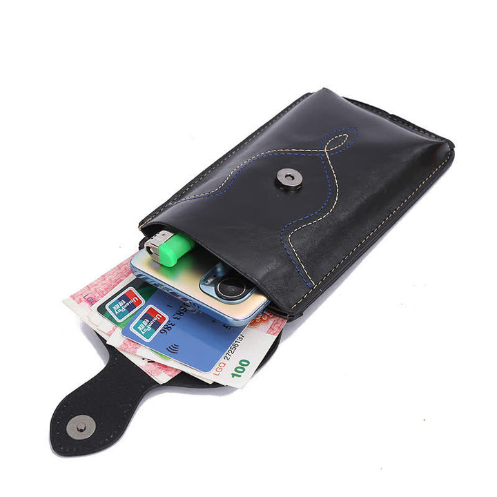 Funda para teléfono con clip para cinturón para colgar en posición vertical