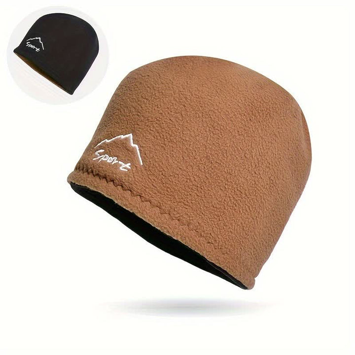 Gorro polar reversible, cálido y resistente al viento