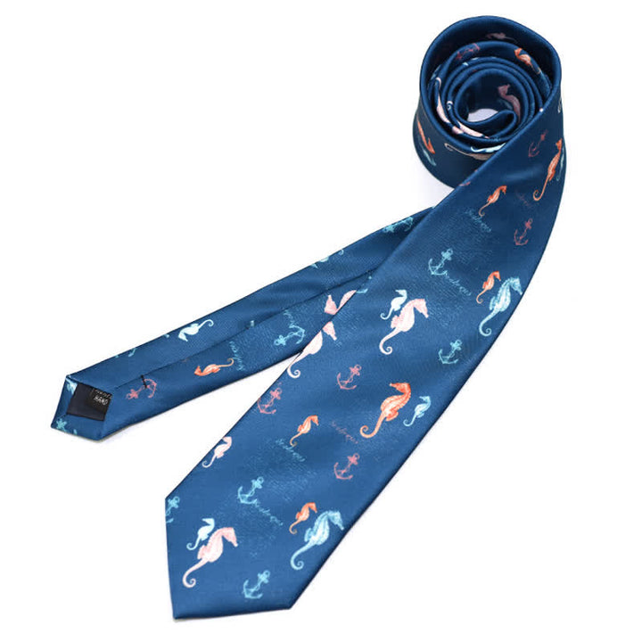 Corbata estampada divertida y creativa para hombre. 