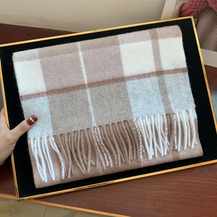 Bufanda unisex de cuadros grandes y cálidos de Lamb Edinburgh - #32 - image 51