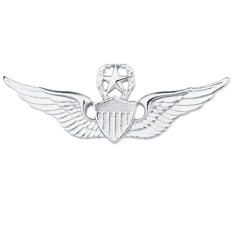 Broche con insignia de ala de piloto para hombre