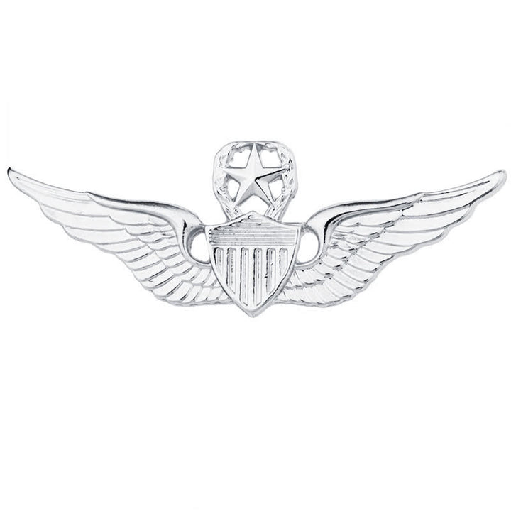 Broche con insignia de ala de piloto para hombre