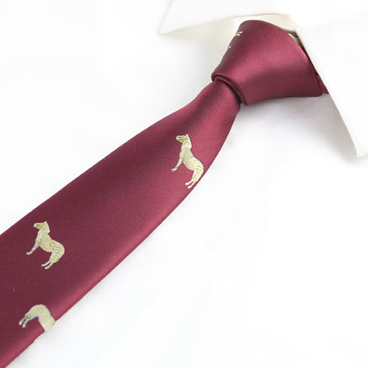 Corbata para hombre con motivos divertidos de animales