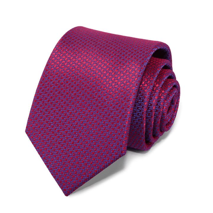 Conjunto de 2 corbatas con degradado rojo violeta noble para hombre