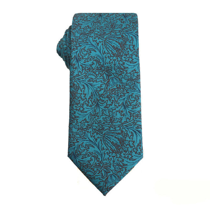 Corbata de negocios para hombre de la serie Lake Blue 