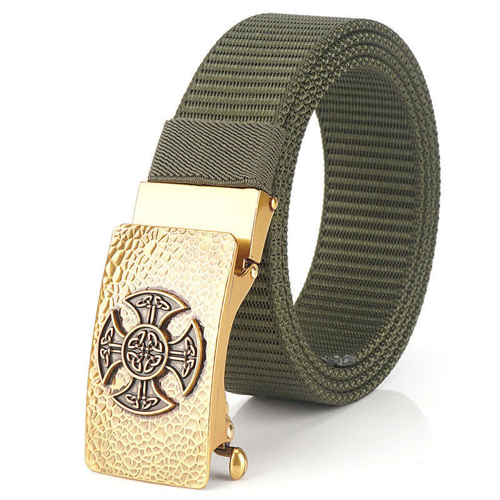 Cinturón de nailon para ocio de estilo retro para hombre