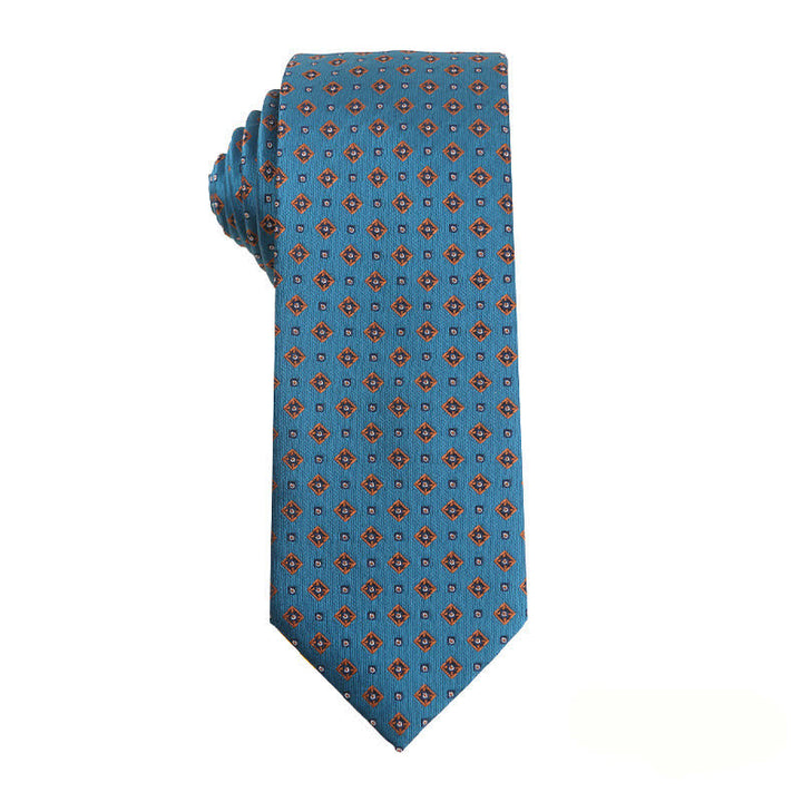 Corbata de negocios para hombre de la serie Lake Blue 
