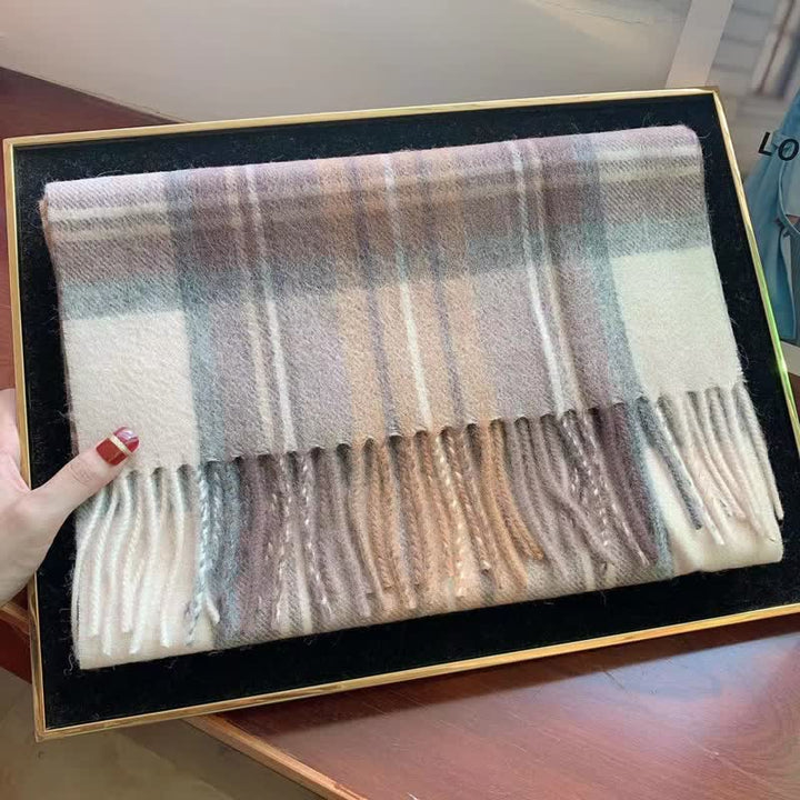 Bufanda unisex de cuadros grandes y cálidos de Lamb Edinburgh - #18 - image 36