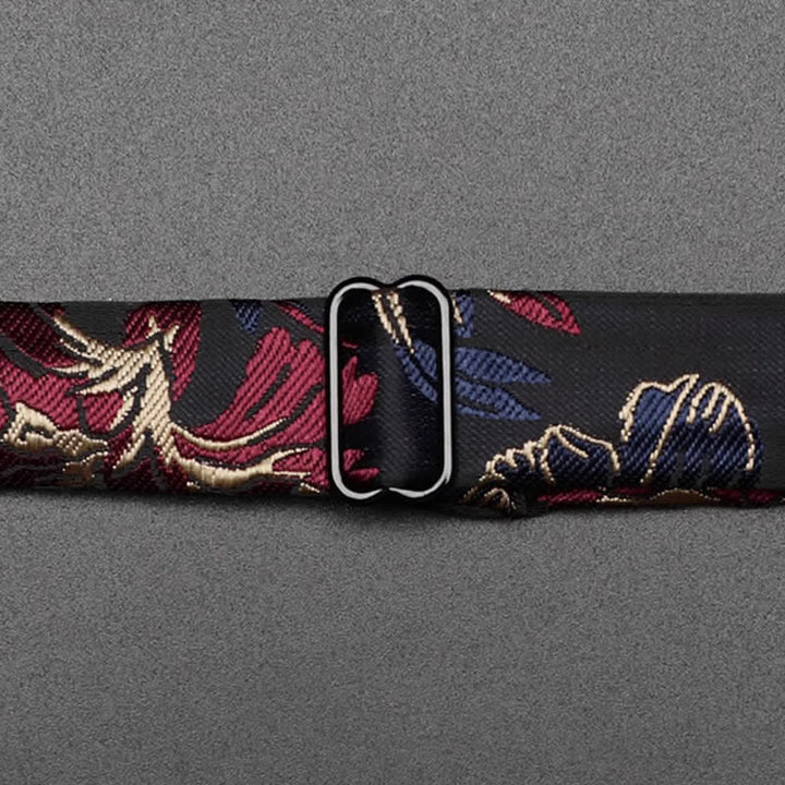 Pajarita con estampado floral de cerezo y lirios de Harmony para hombre