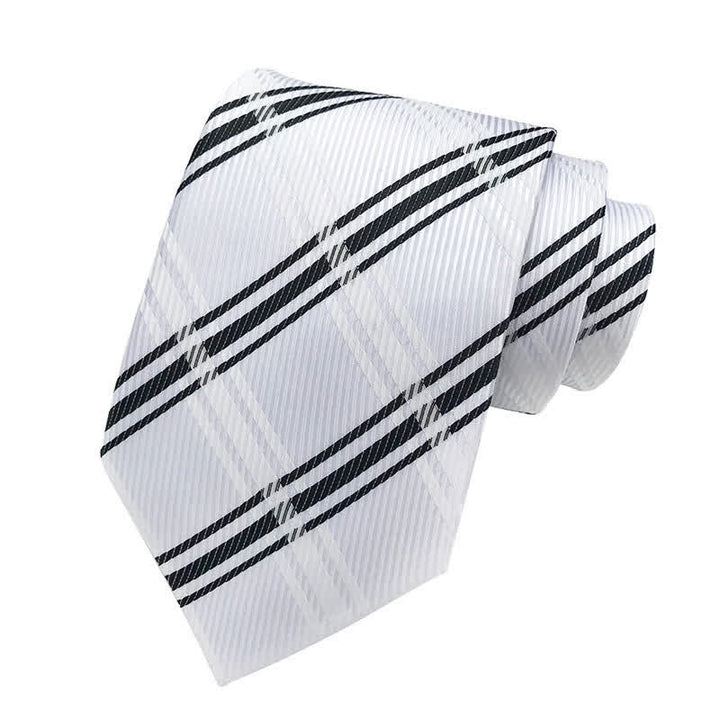 Corbata clasica escocesa a cuadros para hombre 