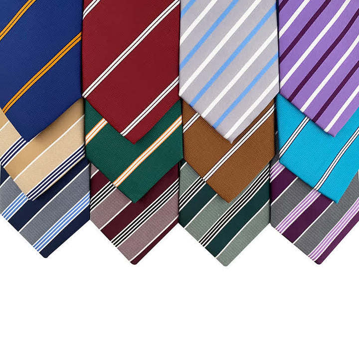 Corbata de oficina tradicional de rayas de Repp para hombre