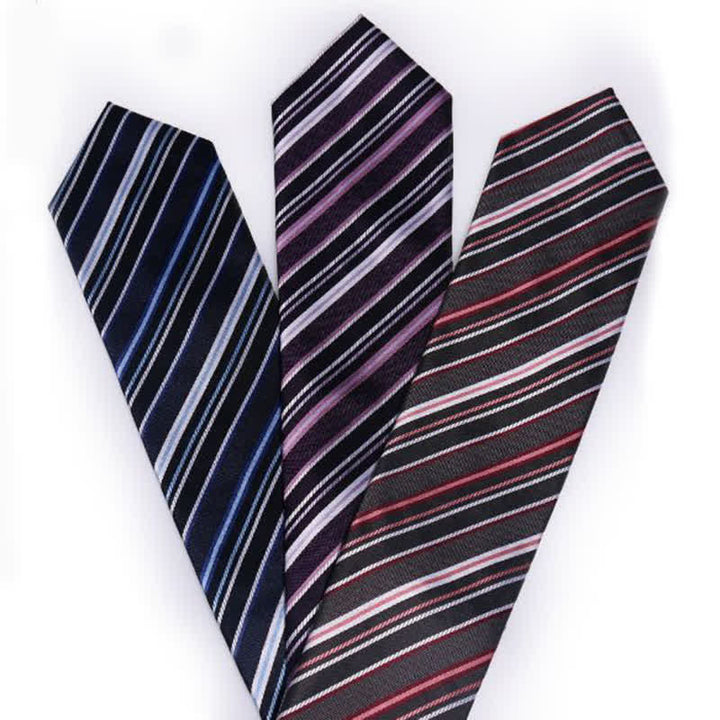 Corbata de rayas de negocios de la Academia para hombres