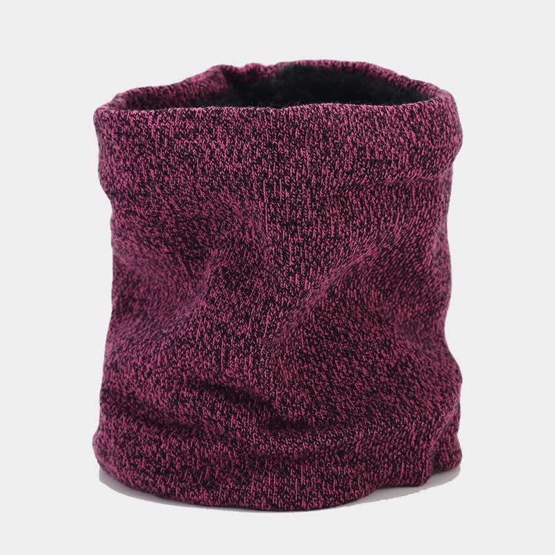 Conjunto de 3 piezas de gorro, bufanda y guantes unisex holgados y cálidos