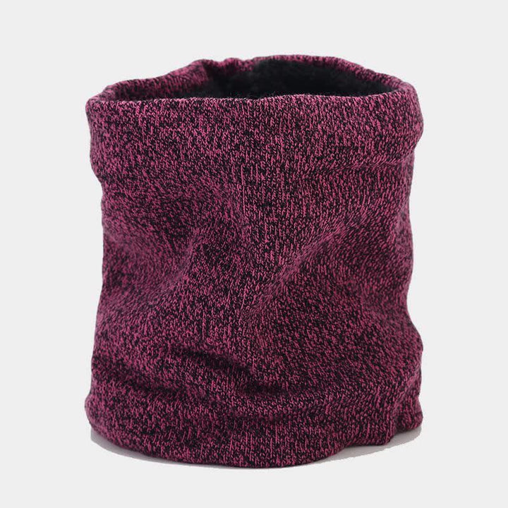 Conjunto de 3 piezas de gorro, bufanda y guantes unisex holgados y cálidos
