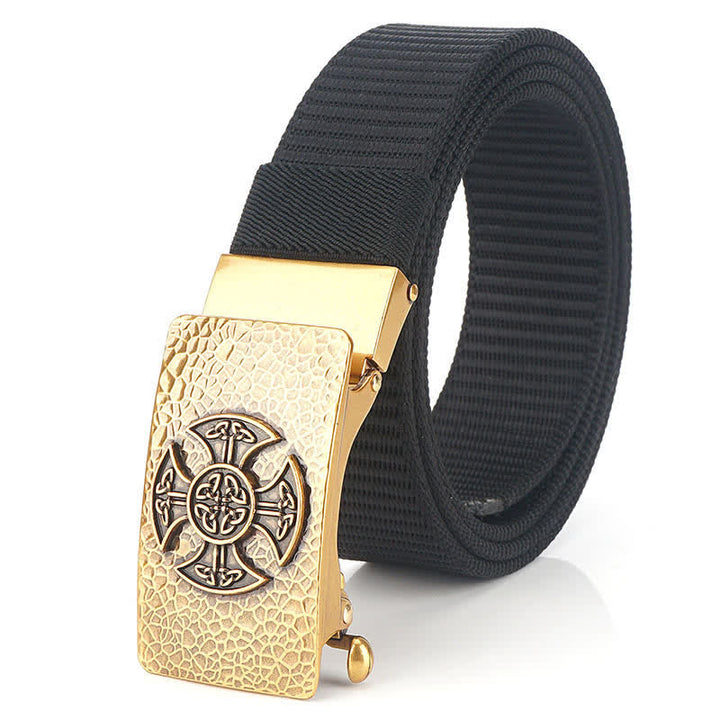 Cinturón de nailon para ocio de estilo retro para hombre