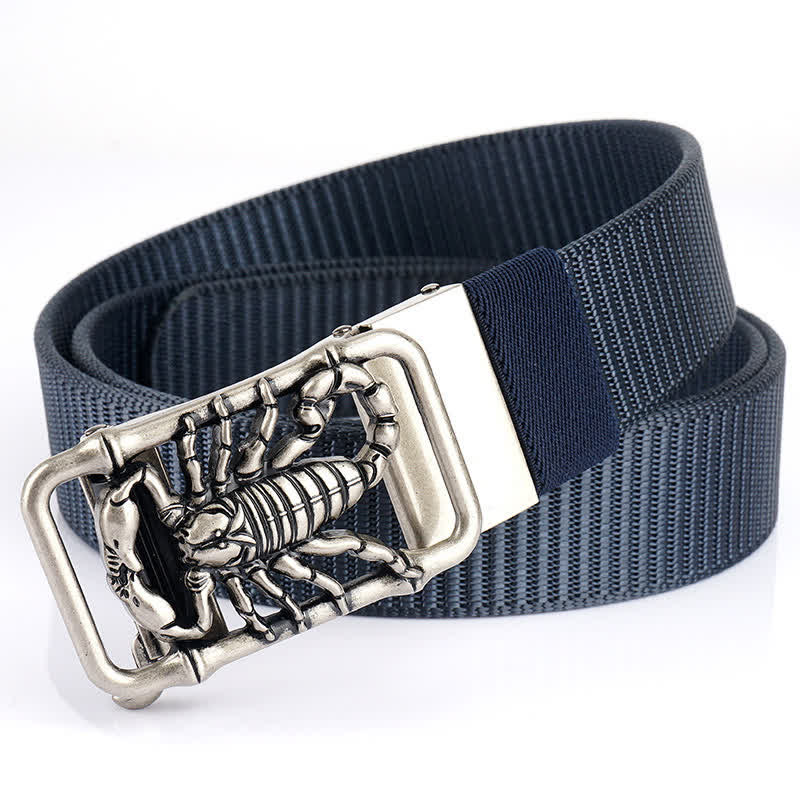 Cinturón de nailon sencillo King Scorpion para hombre
