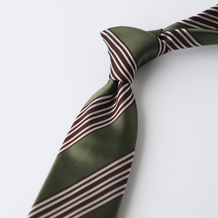 Corbata verde primaveral tranquila para hombre