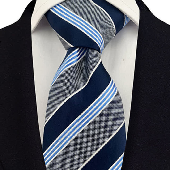 Corbata de oficina tradicional de rayas de Repp para hombre