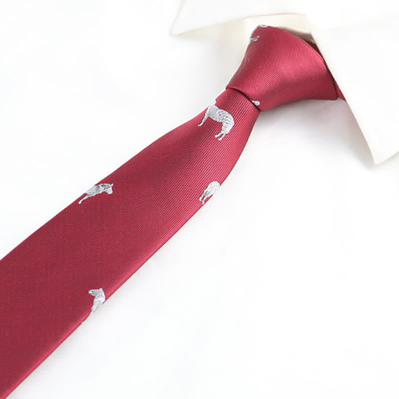 Corbata para hombre con motivos divertidos de animales