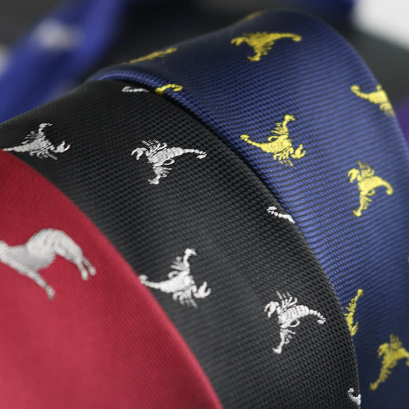 Corbata para hombre con motivos divertidos de animales