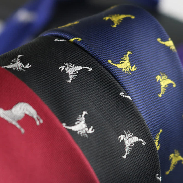 Corbata para hombre con motivos divertidos de animales