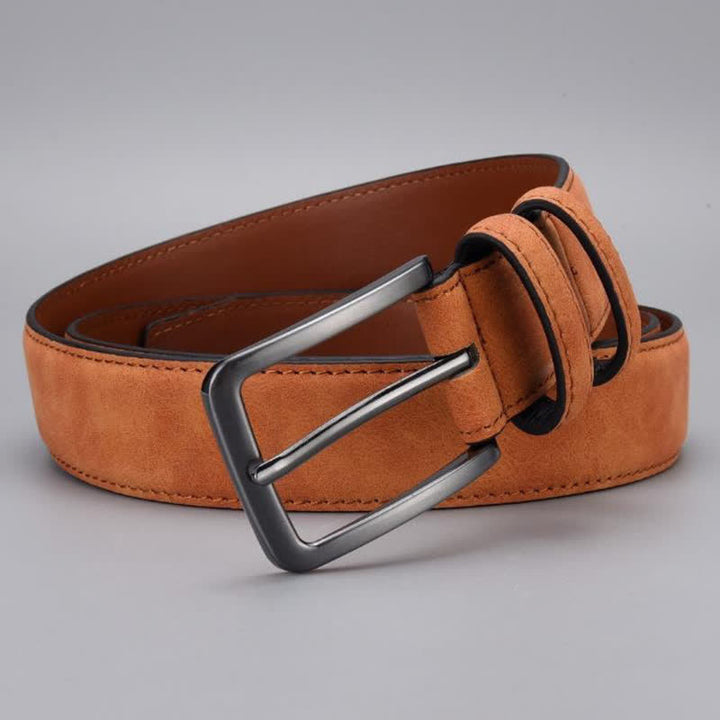 Cinturón de cuero PU mate resistente para hombre