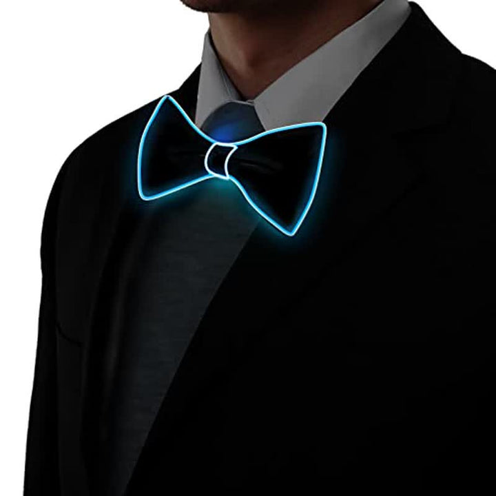 Pajarita luminosa con luz LED para hombre