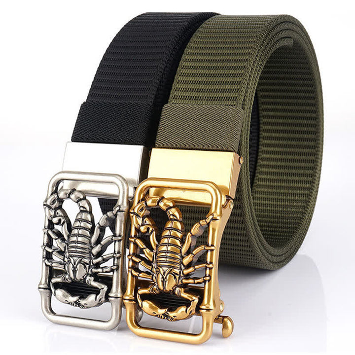 Cinturón de nailon sencillo King Scorpion para hombre