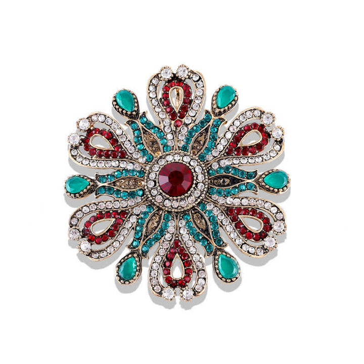 Broche de cristal barroco de palacio para mujer