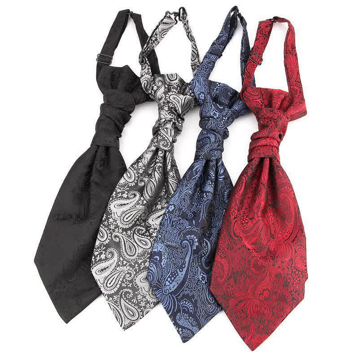 Chaleco de traje de cachemira para hombre con corbata preatada