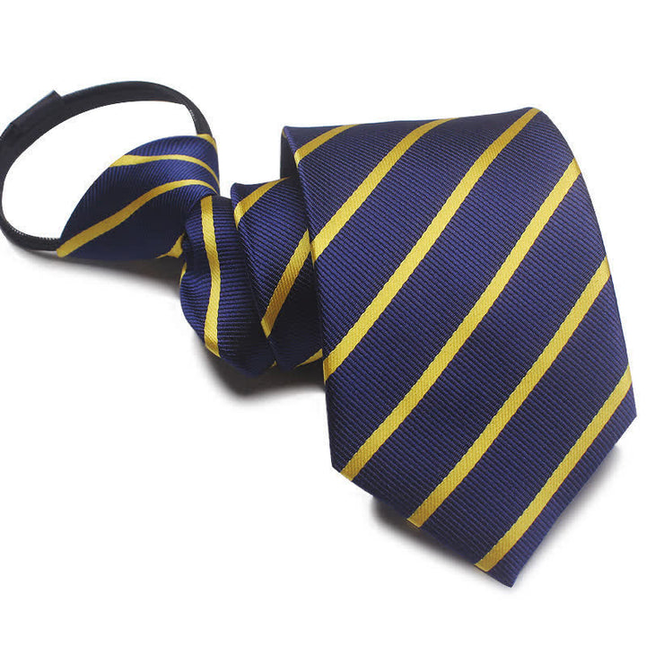 Corbata con cremallera moderna para hombre Corbata de hombre de negocios