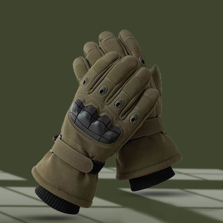 Guantes tácticos protectores térmicos de invierno para todos los dedos