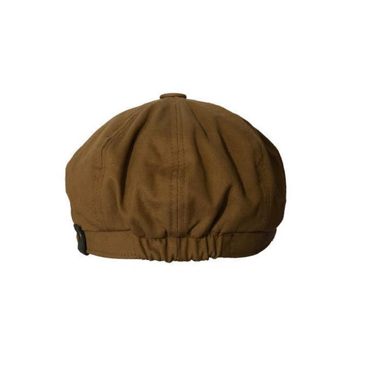 Gorra de boina octogonal de algodón británico Newsboy