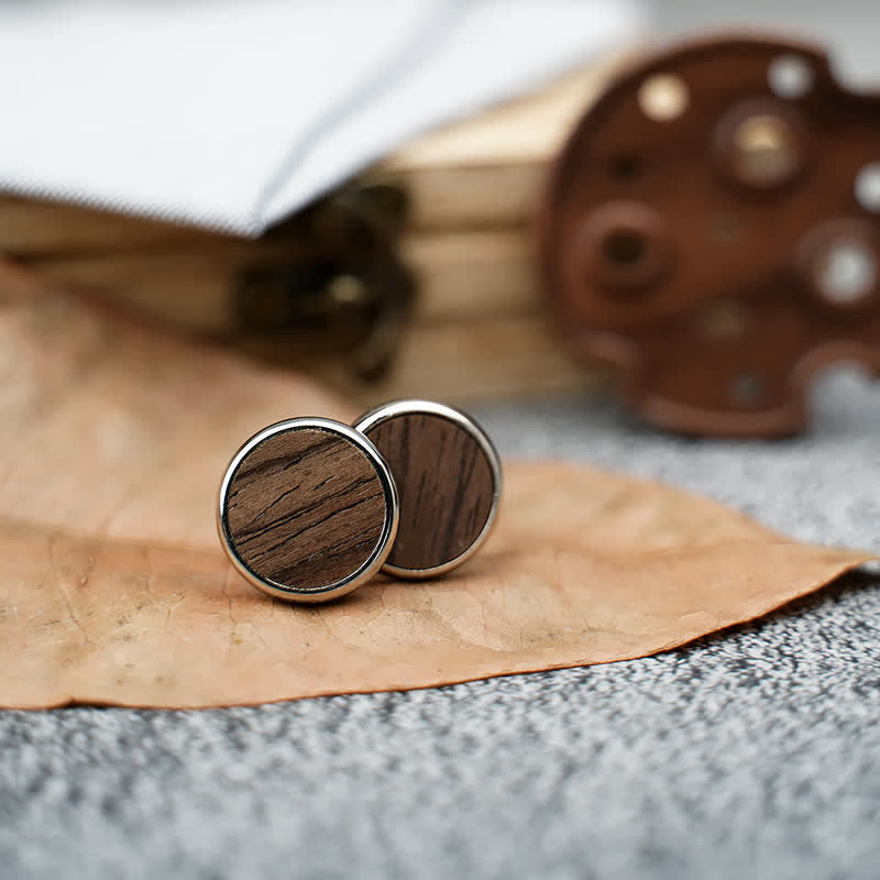 Juego de 3 pajaritas de madera con forma de círculo hueco para hombre