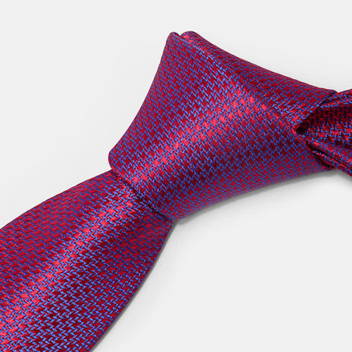 Conjunto de 2 corbatas con degradado rojo violeta noble para hombre