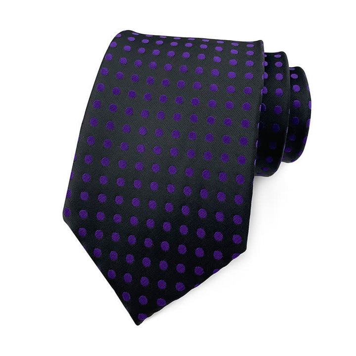 Corbata de lunares para hombre