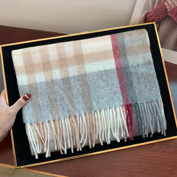 Bufanda unisex de cuadros grandes y cálidos de Lamb Edinburgh - #26 - image 44