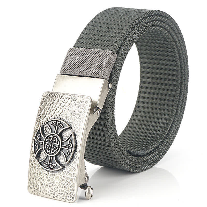 Cinturón de nailon para ocio de estilo retro para hombre