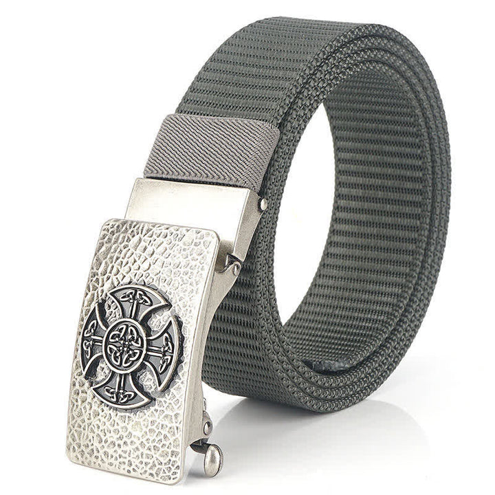 Cinturón de nailon para ocio de estilo retro para hombre