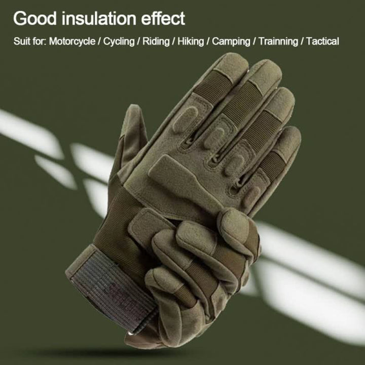 Guantes tácticos con nudillos duros, antideslizantes, gruesos e indestructibles