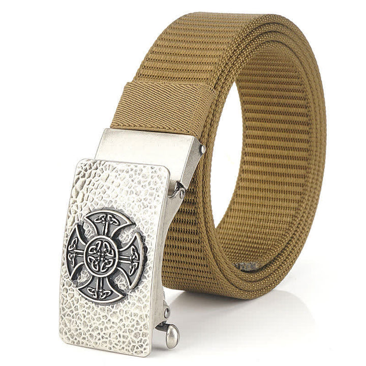 Cinturón de nailon para ocio de estilo retro para hombre