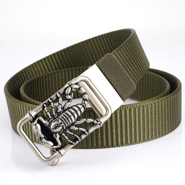 Cinturón de nailon sencillo King Scorpion para hombre