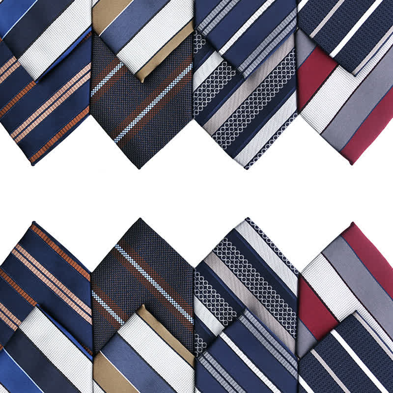 Corbata elegante de rayas para hombre - image 0