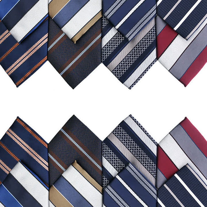 Corbata elegante de rayas para hombre