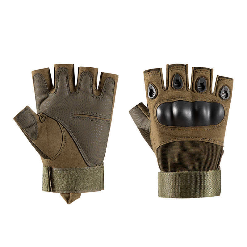 Guantes tácticos antideslizantes con protección para los dedos