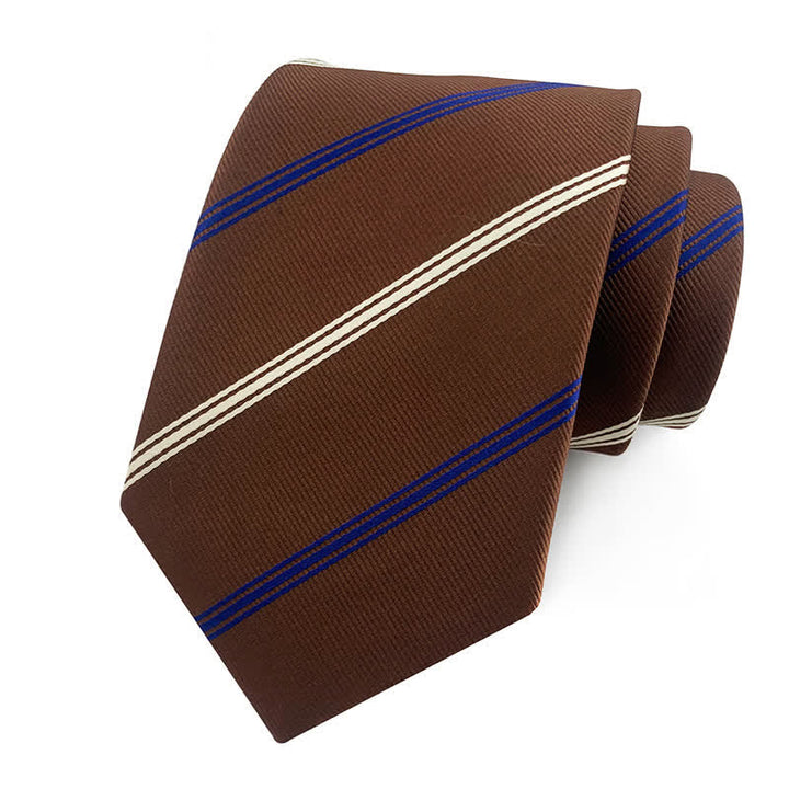 Corbata de oficina tradicional de rayas de Repp para hombre